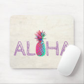 Adorable Aloha Hawaiian Pineapple マウスパッド (マウス)