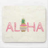 Adorable Aloha Hawaiian Striped Pineapple マウスパッド (正面)