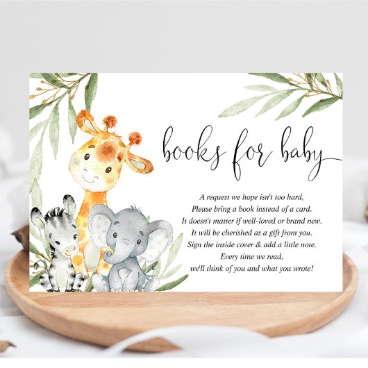 Adorable Animals: A Gender-Neutral Book, Not a Car エンクロージャーカード