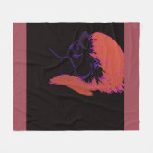 Adorable Animation Character  フリースブランケット (正面(横))