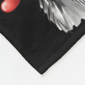 Adorable Australian Shepherd Lick Lollipop Valenti フリースブランケット (角)