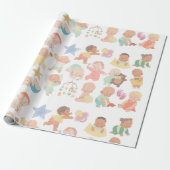 Adorable Babies Gift Wrap ラッピングペーパー (アンロールド)