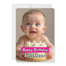 Adorable Baby Birthday Card – Instant Download