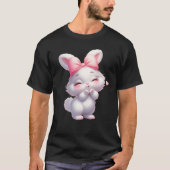 Adorable Baby Bunny Illustration Tシャツ (正面)