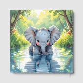 Adorable Baby Elephant and Reflection ゲストブック (裏面)
