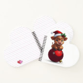 adorable baby highland cow sitting ノートブック (内部)