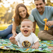 Adorable Baby Lion Cub "Baby Leo" Personalized ベビーボディスーツ