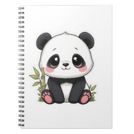 Adorable Baby Panda Bamboo ノートブック