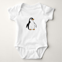 Adorable Baby Penguin Airbrush-Style Art Animal