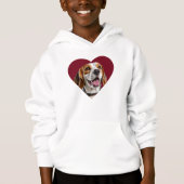 Adorable Beagle in Heart Shape Design (正面)