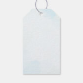 Adorable Bee Baby shower Gender Neutral ギフトタグ (裏面)