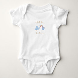 Adorable Blue Creature Graphic Baby T-Shirt - Soft ベビーボディスーツ