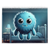 Adorable Blue Fluffy Creature カレンダー (カバー)