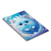 Adorable blue fluffy creature ノートブック (右側)