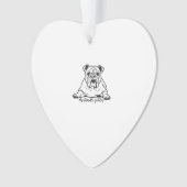 Adorable Bulldog オーナメント (正面)