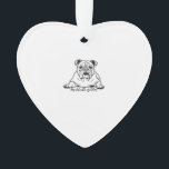 Adorable Bulldog オーナメント<br><div class="desc">Adorable Bulldog</div>