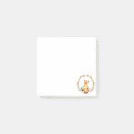 Adorable Bunnies With Eggs 3" x 3" Post-it® Notes ポストイット