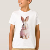 Adorable Bunny Design Charming Rabbit Artwork Tシャツ (正面)