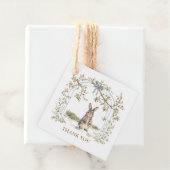 Adorable Bunny Rabbit Baby Shower Thank you フェイバータグ (インサイチュ)