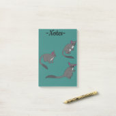 Adorable Bushbabies Illustration ポストイット (デスク上)