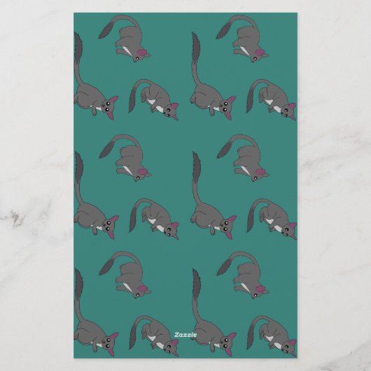 Adorable Bushbabies Illustration 便箋 (裏面)