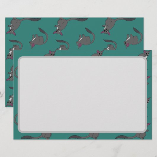 Adorable Bushbabies Illustration 便箋 (正面/裏面)