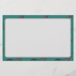 Adorable Bushbabies Illustration 便箋