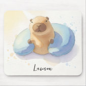 Adorable Capybara Mouse Pad マウスパッド (正面)