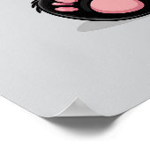 Adorable Cartoon Panda 🐼✨ Cozy Nursery Decor ポスター (角)