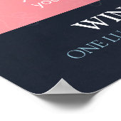 Adorable Cartoon Poodle Dog Pet Shop Open House ポスター (角)