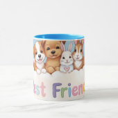 Adorable Cat Best Friends Forever マグカップ (中央)