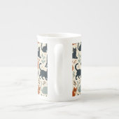 Adorable Cat Character Mug ボーンチャイナマグカップ (裏面)