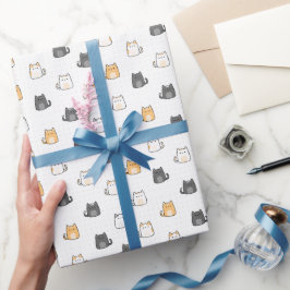 Adorable Cat Gift Wrap for All Occasions ラッピングペーパー