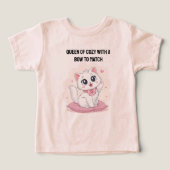 Adorable Cat Graphic Tee for Kids & Animal Lovers (デザイン正面)