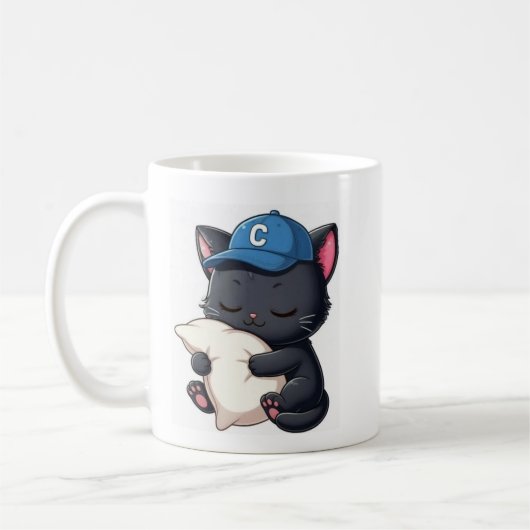Adorable Cat Mug コーヒーマグカップ (左)