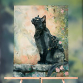 ADORABLE CAT WATERCOLOR ILLUSTRATION アクリルサイン (ニュートラル)