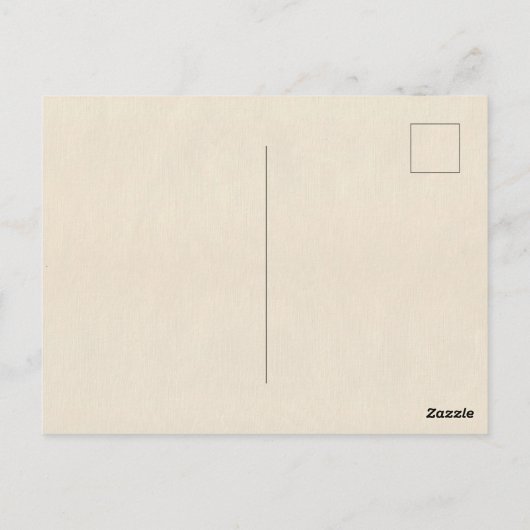 ADORABLE CAT WATERCOLOR ILLUSTRATION ポストカード (裏面)