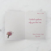 Adorable Cats Best Mother's Day Greeting Card カード (内部)