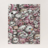 Adorable Cats Collage Jigsaw Puzzle ジグソーパズル (縦)