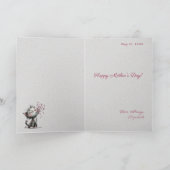 Adorable Cats in a Teacup Greeting Card カード (内部)