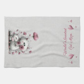 Adorable Cats Meow Kitchen Towel キッチンタオル (横)