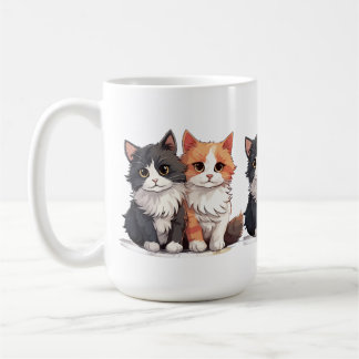 "Adorable Cats Mug –The Purrfect Sip for Cat Love" コーヒーマグカップ