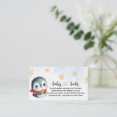 Adorable Christmas Baby Penguin Book Request エンクロージャーカード (スタンド正面)