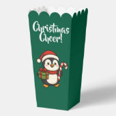 Adorable Christmas Penguin with Candy Cane フェイバーボックス (裏面)