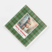 Adorable Christmas Snowman Napkins Editable Kids (コーナー)