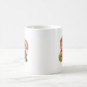 Adorable Christmas Teddy & Child Mug コーヒーマグカップ (中央)