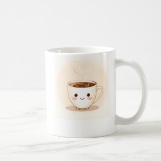 Adorable Coffee Cup Illustration コーヒーマグカップ