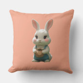 Adorable conejo jardinero クッション (正面)