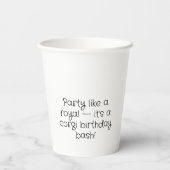 Adorable Corgi Birthday Cup Customizable 紙コップ (裏面)