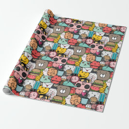 Adorable critters wrapping paper ラッピングペーパー